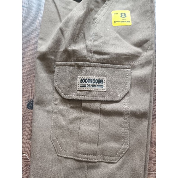 Jual (COD)CELANA CHINO CARGO PANJANG ANAK BOOMBOOBEEE 1-12TH/TWILL ...