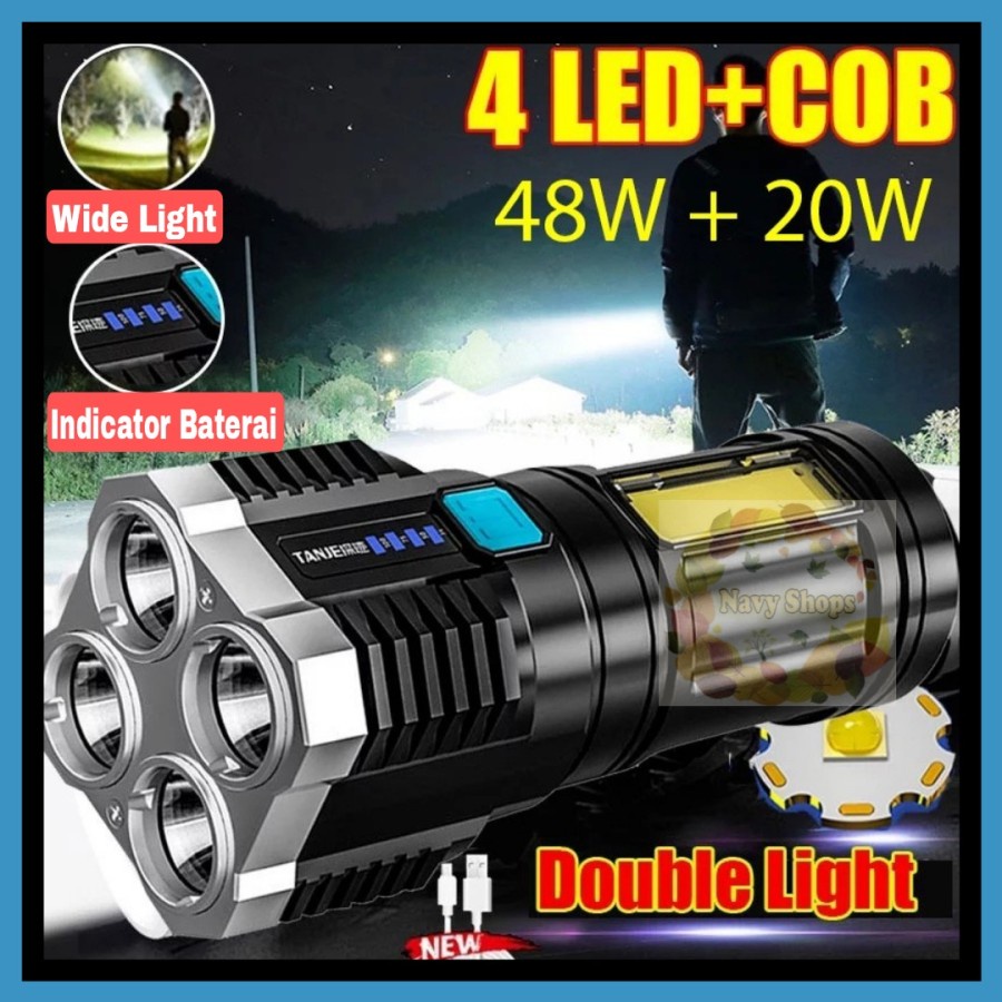 Jual NA- SENTER LED CAS SUPER TERANG LAMPU CAMPING COB LED L-19 ...