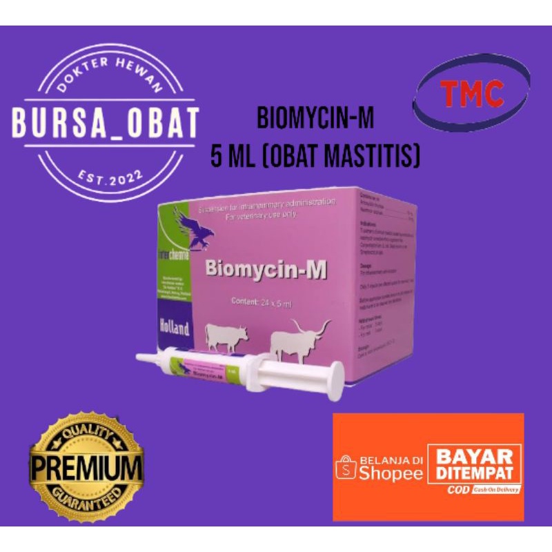 Jual Biomycin M Obat Mastitis Radang Ambing Sapi Dan Kambing Shopee