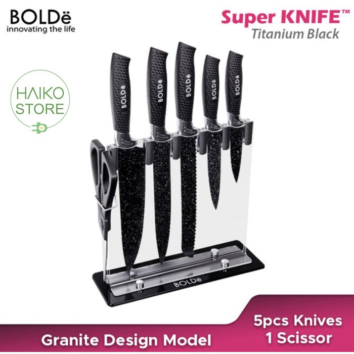 Jual BOLDe Super Knives Granito Set Pisau Set 7 pcs | Shopee Indonesia