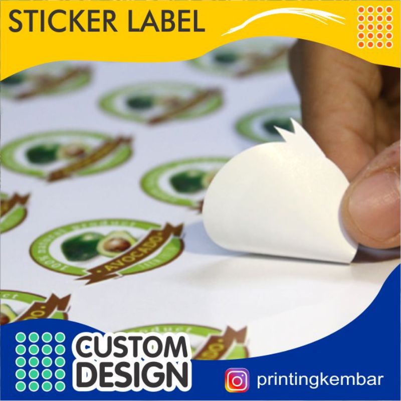Jual STICKER LABEL CROMO CUSTOM | Shopee Indonesia