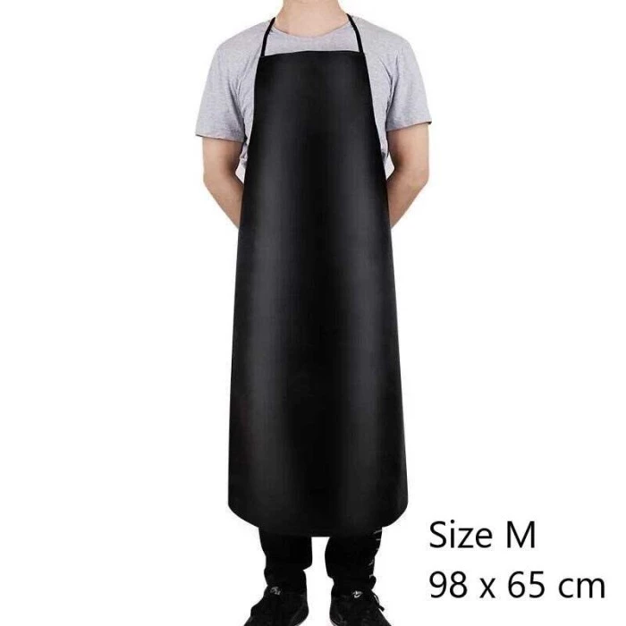Celemek Masak Apron Dewasa Zhanmai Clemek Dapur Kulit PU Anti Minyak - foto 1