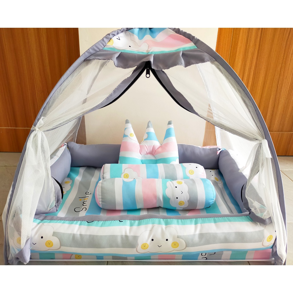 kado bayi barang baby online murah Kasur Bayi Kelambu Tenda Murah/ Perlengkapan bayi/ baby shop/ kado bayi/  hampers/ kasur bayi set/ tempat tidur/ selimut/ kado lahiran/ baby shop