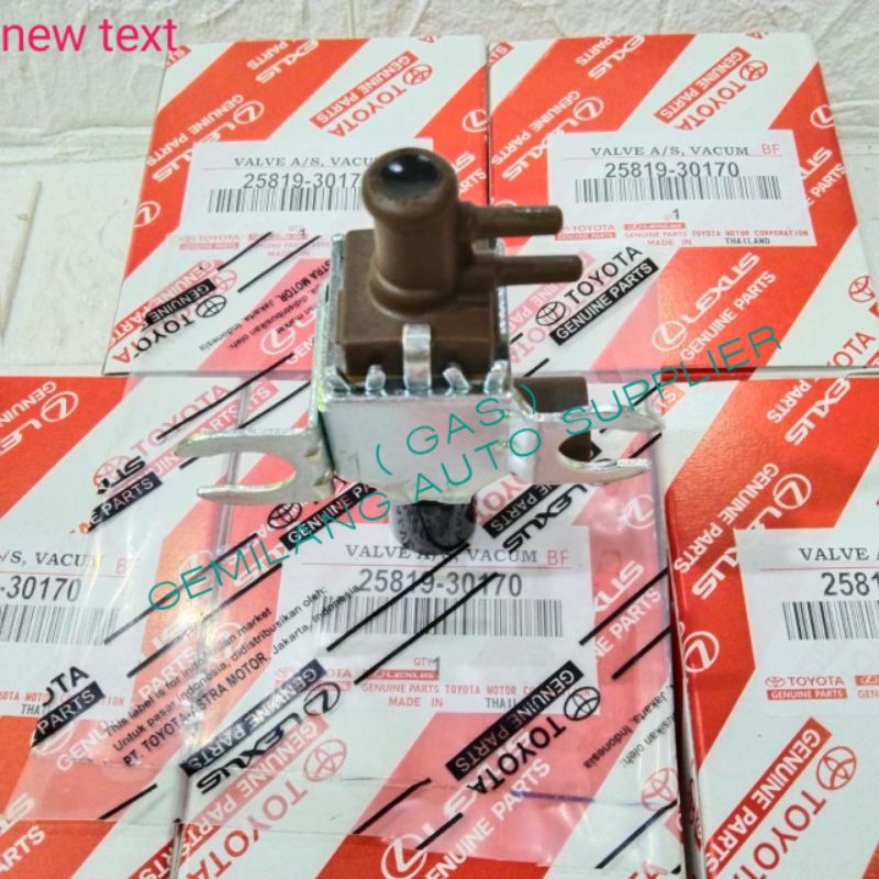 Jual Idle up ac/canister solenoid yaris/new vios hiace new original