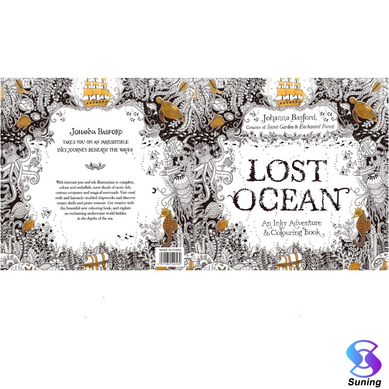 Jual Taman Rahasia-24 Pages Buku Mewarnai Dewasa Secret Garden