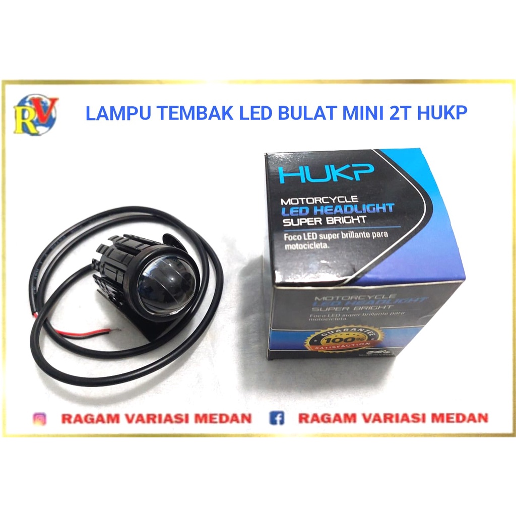 Jual LAMPU TEMBAK LED BULAT MINI 2T HUKP ( SEGEL ) | Shopee Indonesia