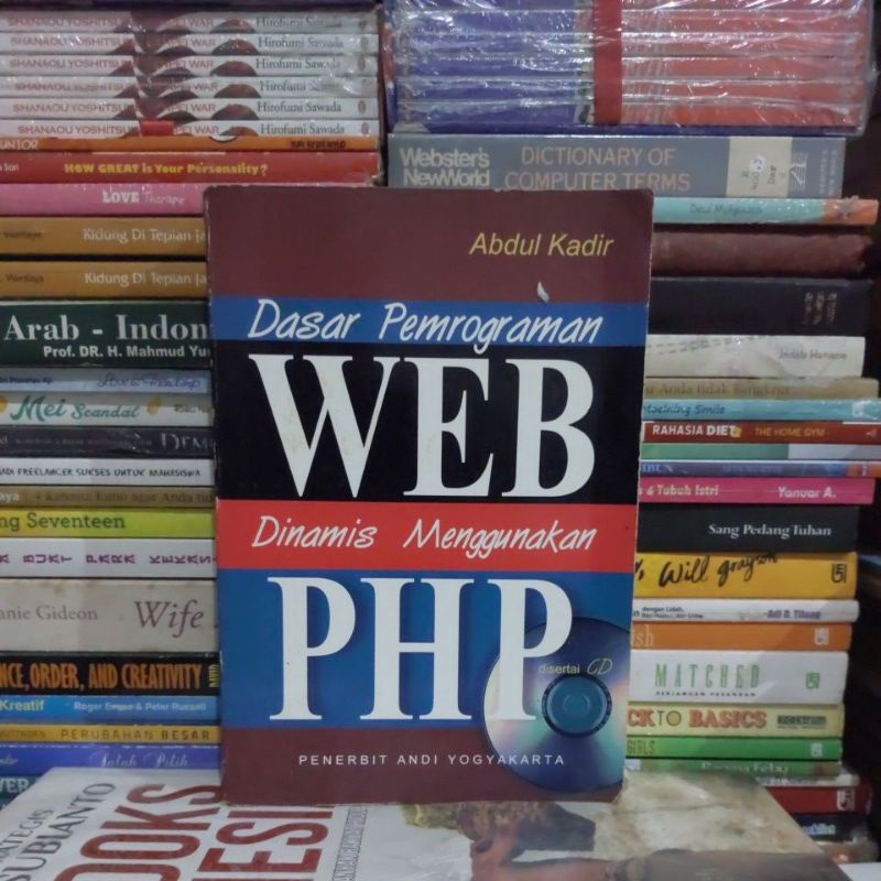 Jual Buku Otiginal Dasar Pemrograman Web Dinamis Menggunakan Php Abdul Kadir Tanpa Cd Bekas 8504