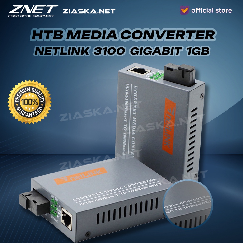 Jual Media Converter Htb-GS-03 A-B Gigabit Fiber Optic Optik 1000Mbps ...