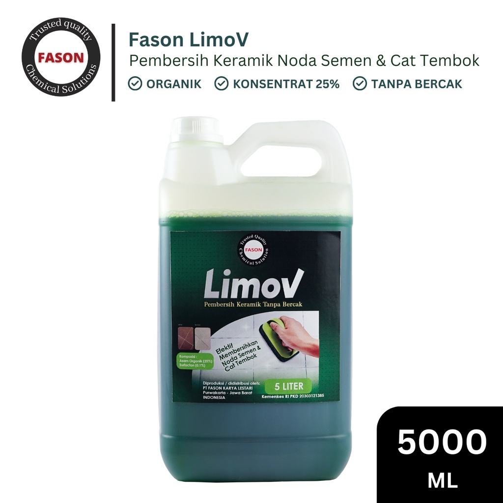 Jual Fason Limov Pembersih Keramik Noda Semen Dan Cat Tembok Liter Shopee Indonesia