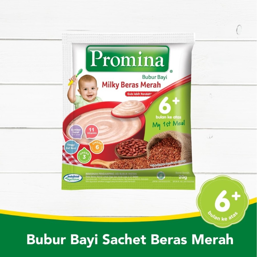 Jual Promina Bubur Bayi / MPASI BAYI / Bubur Sereal 6+ Renceng / Sachet ...