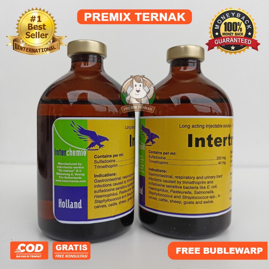 Jual INTERTRIM LA 100ml By Intercheme - Antibiotik Hewan Spektrum Luas ...