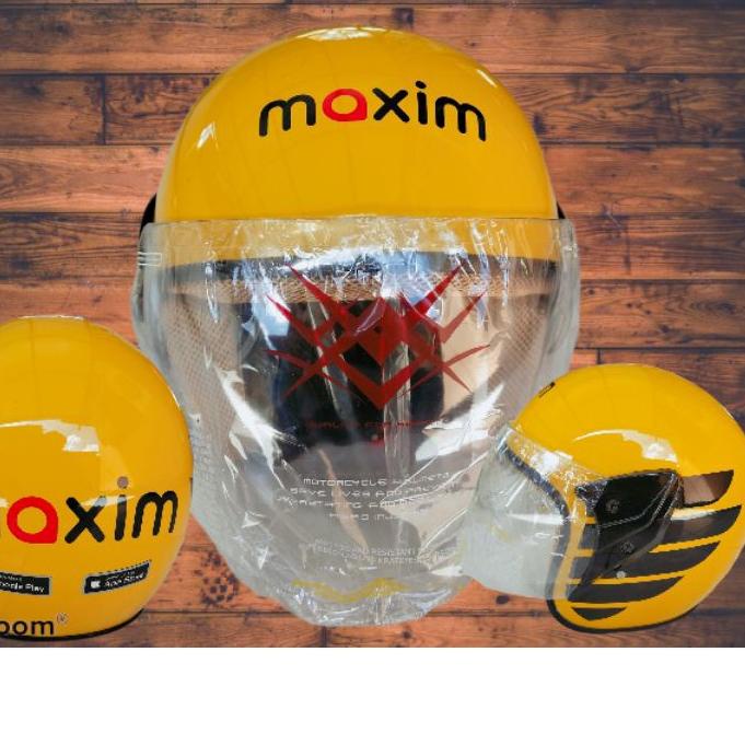 Jual New helm ojek online maxim ojol | Shopee Indonesia