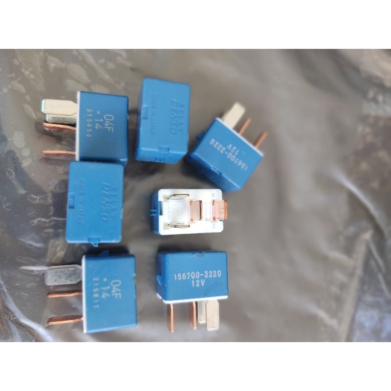Jual Rilei relay riley rilei lampu klakson mobil motor Denso 4 kaki ...