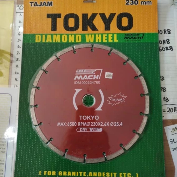 Jual Tokyo diamond wheel tajam 9