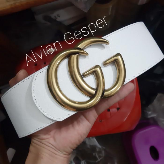Jual ikat pinggang wanita 7cm belt Gucci 7cm Shopee Indonesia