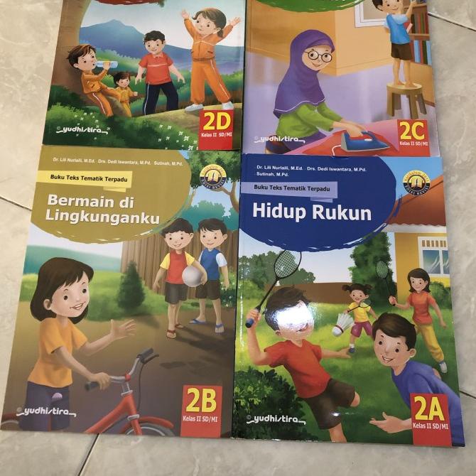 Jual Buku Tematik Terpadu Kelas 2 Sd Semester 1 2a B C D Yudhistira