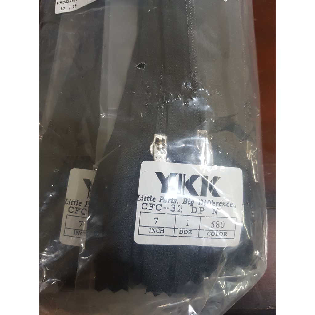 Jual Resleting YKK 7 inch 17.5 cm / RIT YKK CFC 32 17,5 cm Kepala Nikel ...