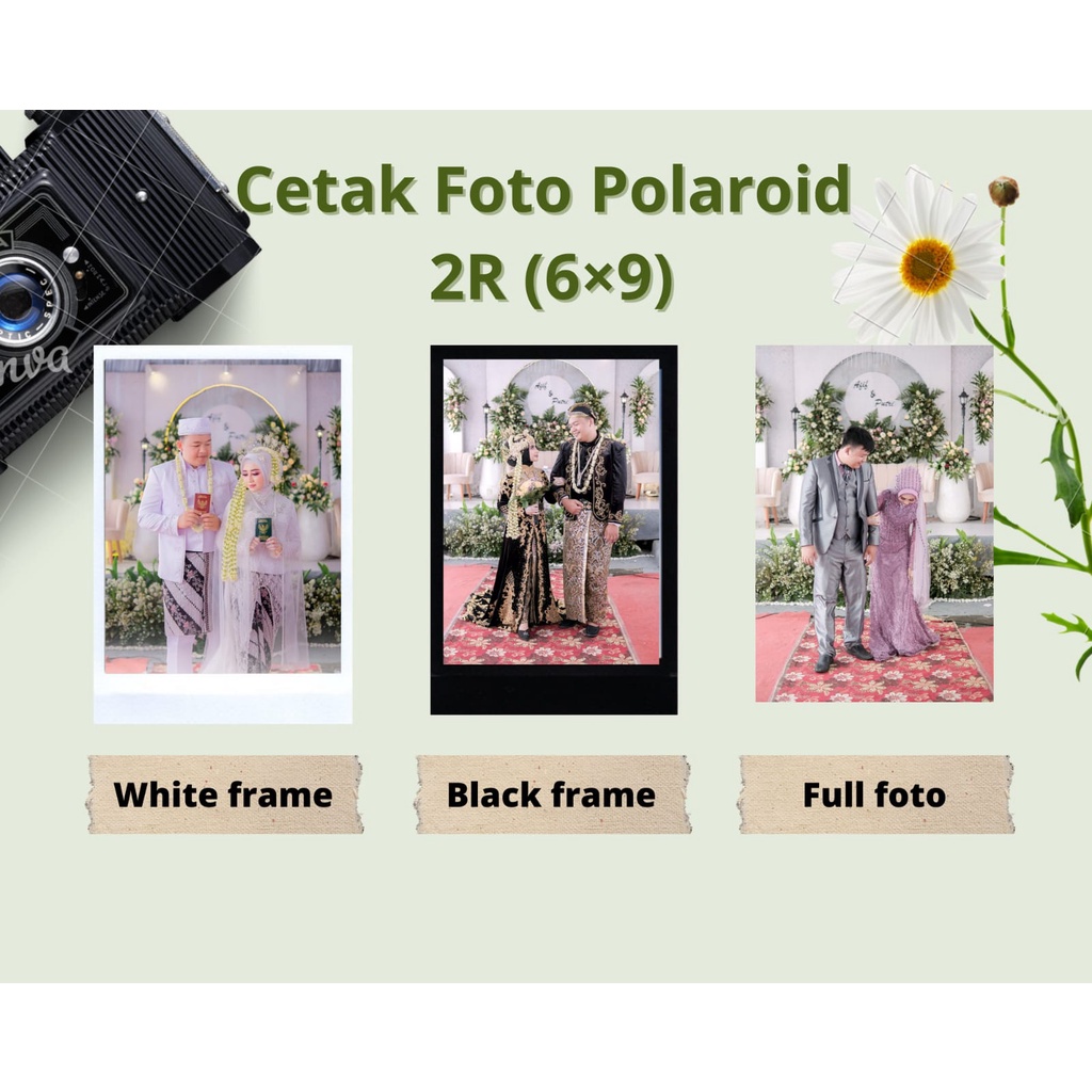 Jual Cetak Foto Polaroid 2R (6x9 cm) | Shopee Indonesia