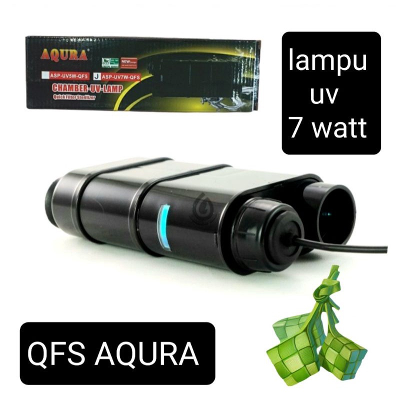 Jual Aqura Asp Qfs Watt Lampu Uv Tabung Aquarium Kolam Ikan Hias Shopee Indonesia