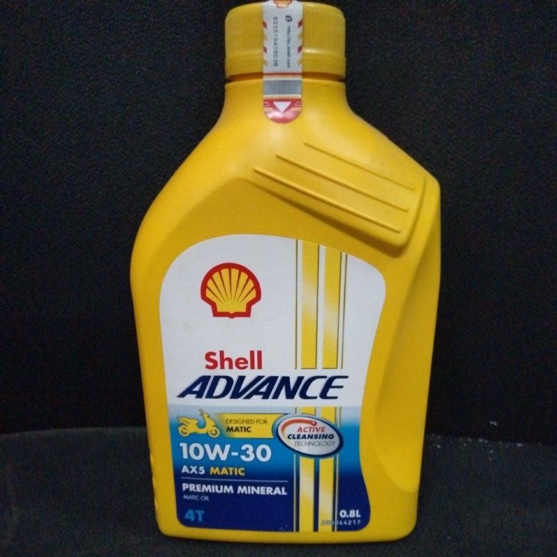 Jual Shell Advance AX5 AX5SC 10W30 0.8 L Shel Sell Sel AX 5 Untuk Motor ...