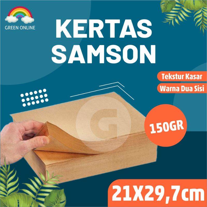 Jual Kertas Samson Kraft Gram A Lbr Shopee Indonesia