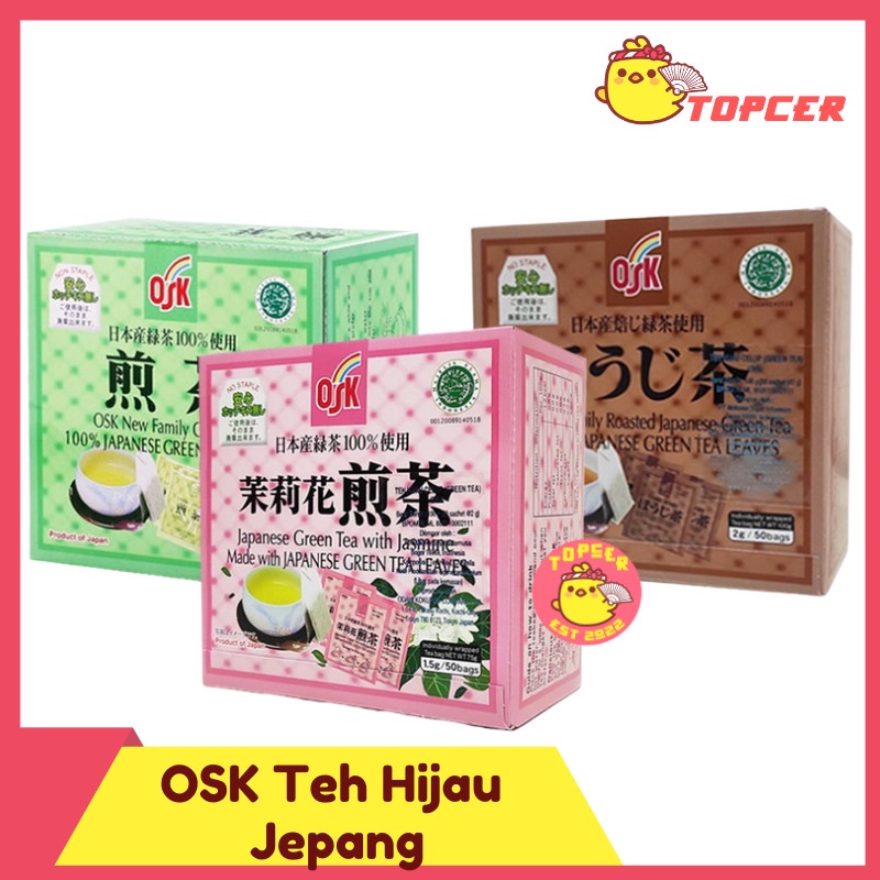 Jual OSK Japanese Green Tea With Jasmine Roasted Sesame 50 sachets