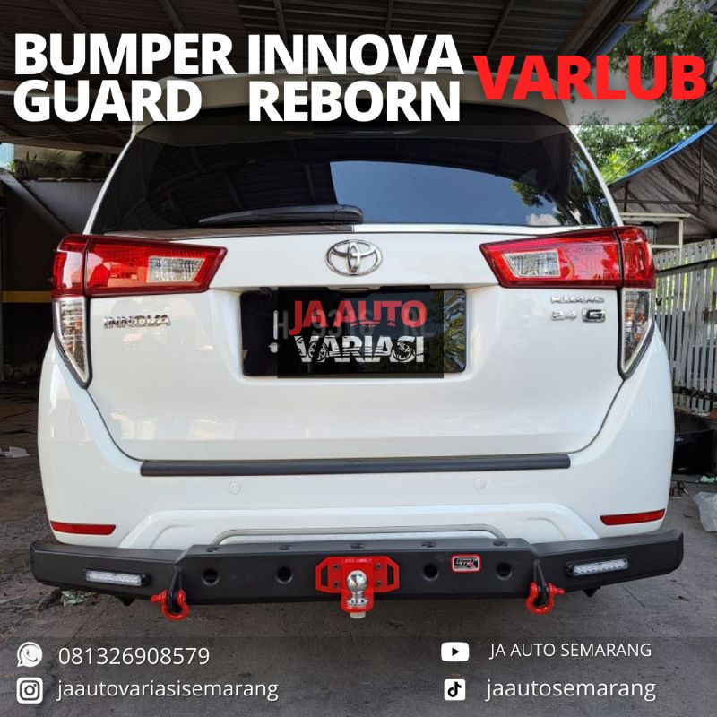 Jual Towing Bar Innova Grand / Reborn 2008 2022 Model Varlub Bumper Guard Belakang Pengaman