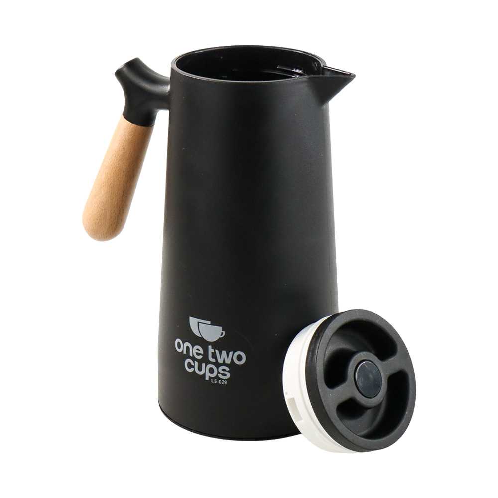 Jual SM059 THERMOS KOPI TEH GAGANG KAYU TAHAN PANAS / THERMOS TEKO