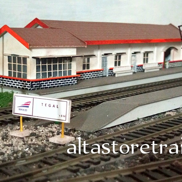 Jual Miniatur Kereta api papan nama stasiun | Shopee Indonesia