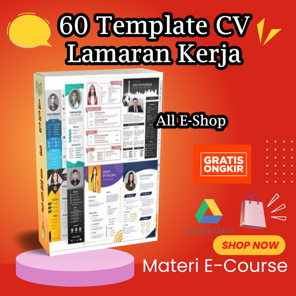 Jual 60 Template Cv Untuk Melamar Kerja Print Word Format Elegant Lowongan Kerja Shopee 2766