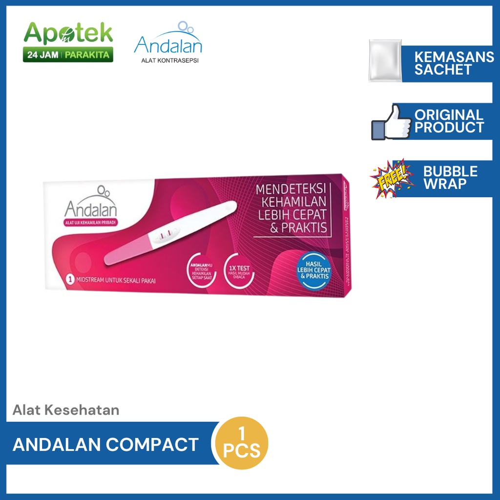 Jual Andalan Testpack Steril Strip/ Compact Uji Kehamilan 100% Akurat ...