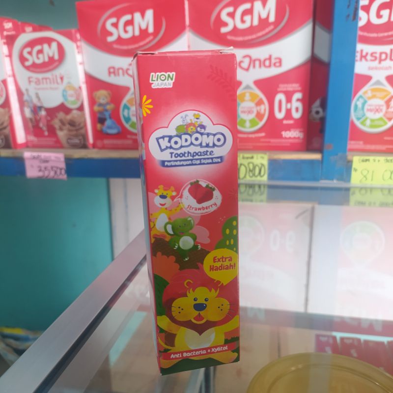Jual Kodomo Toothpaste | Pasta Gigi Rasa Buah Buah an | Shopee Indonesia