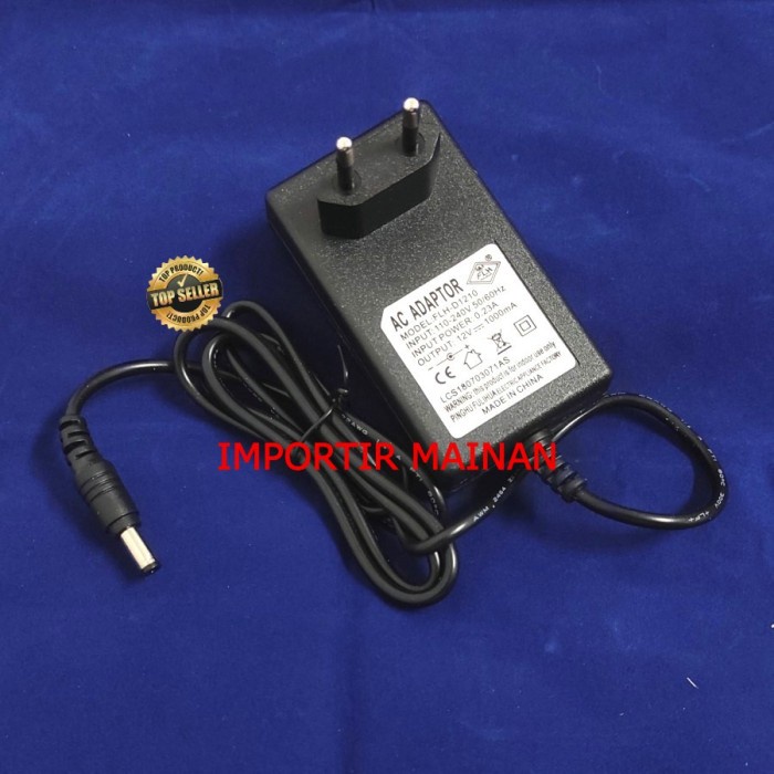 Alimentatore 12V TopCharger - Adattatore AC/DC Per Modello FLH-D1210, Con Cavo 120cm - Foto 2