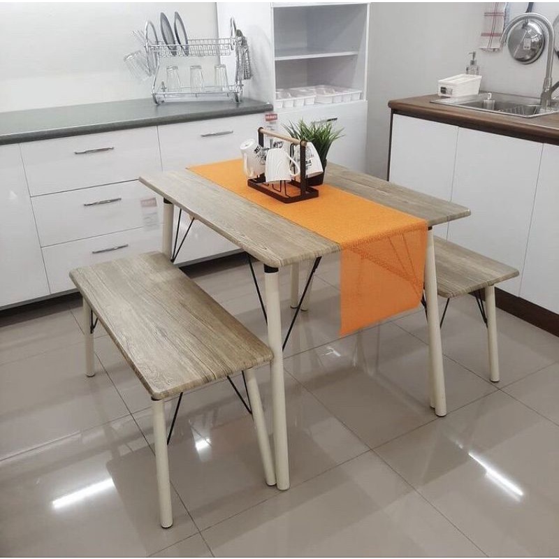 Jual MEJA MAKAN / MEJA CAFE LYNN SET INFORMA | Shopee Indonesia