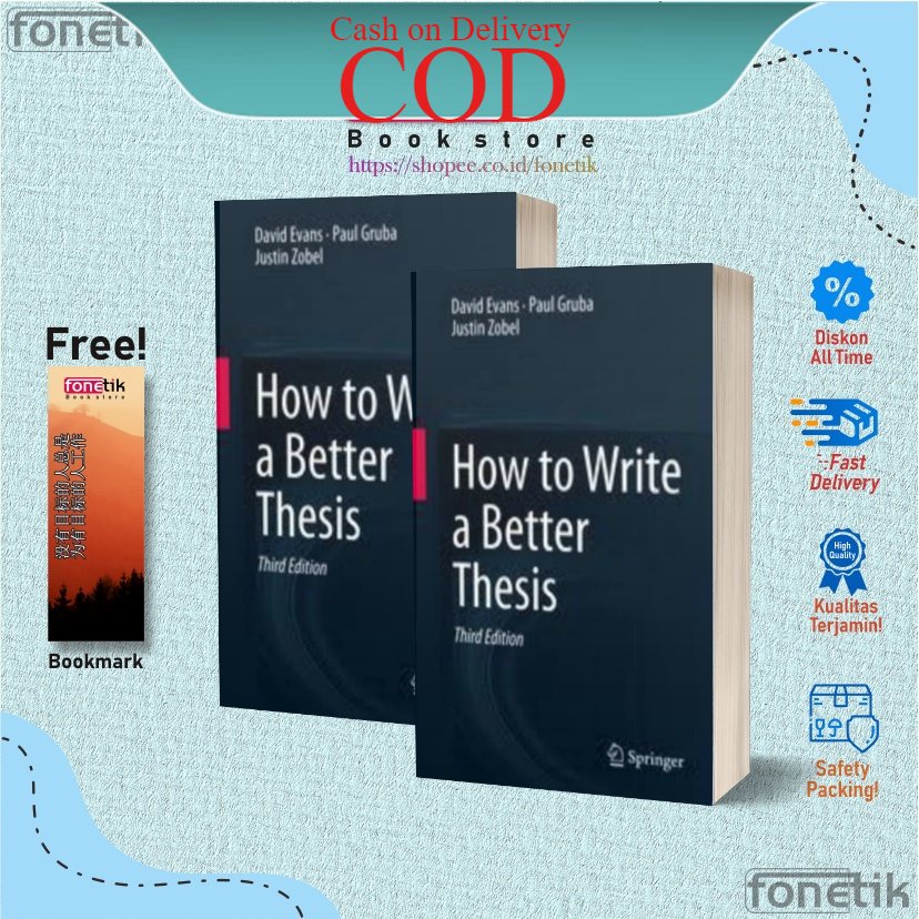 how to write a better thesis evans