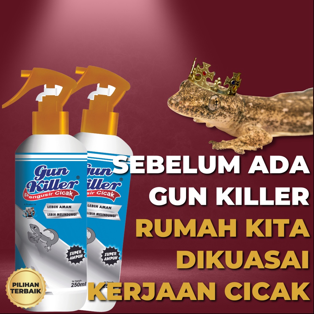 Jual GUN Killer Pengusir Cicak Super Ampuh Pengusir Cicak AMAN ...