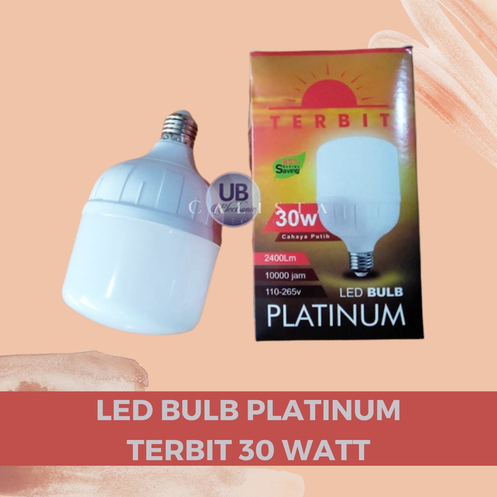 Jual LAMPU LED BULB TERBIT PLATINUM 30W MURAH | Shopee Indonesia