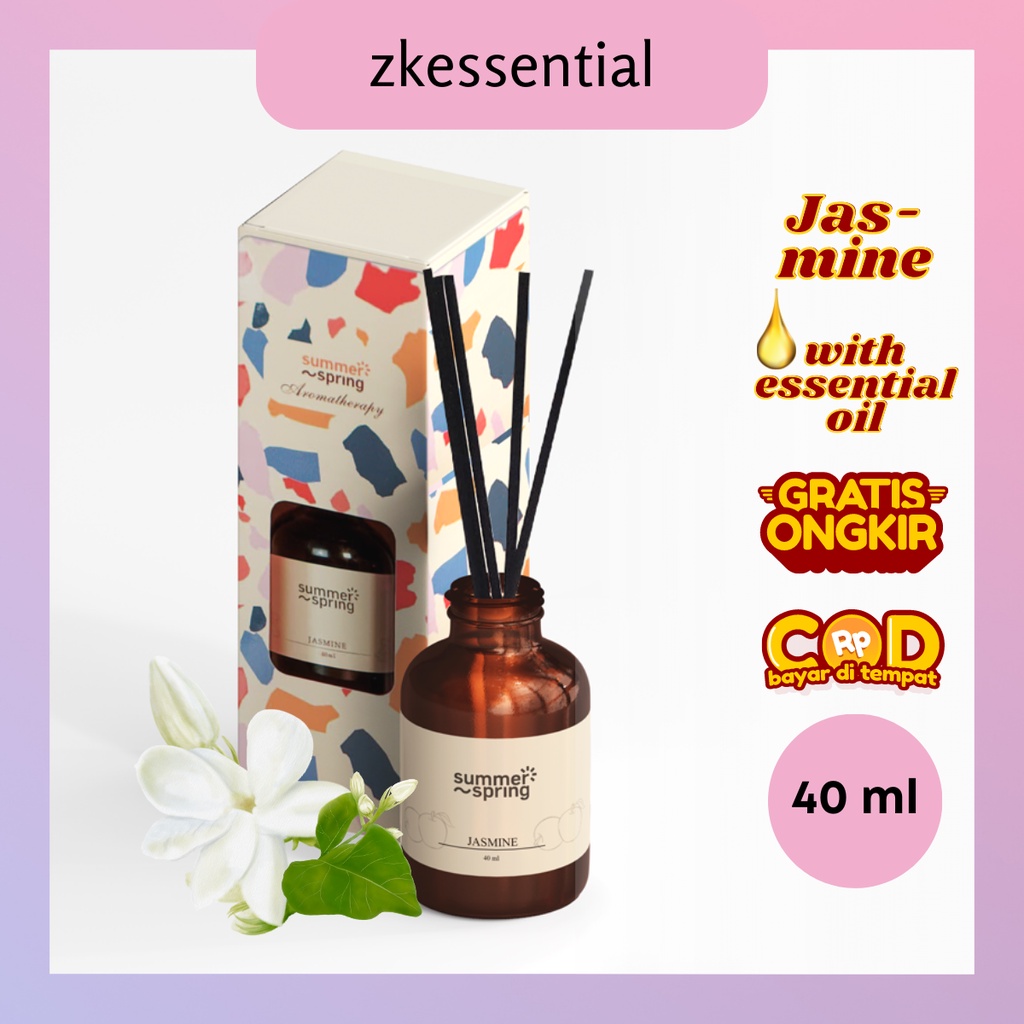 Jual Reed Diffuser Jasmine Aromatheraphy Pengharum Ruangan 40ml ...