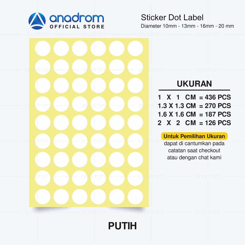 Jual Stiker bulat dot Label | sticker edukasi anak aktivitas montessori ...