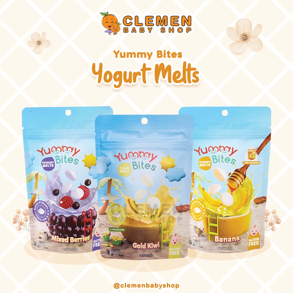 Jual Yummy Bites Yogurt Melts Shopee Indonesia