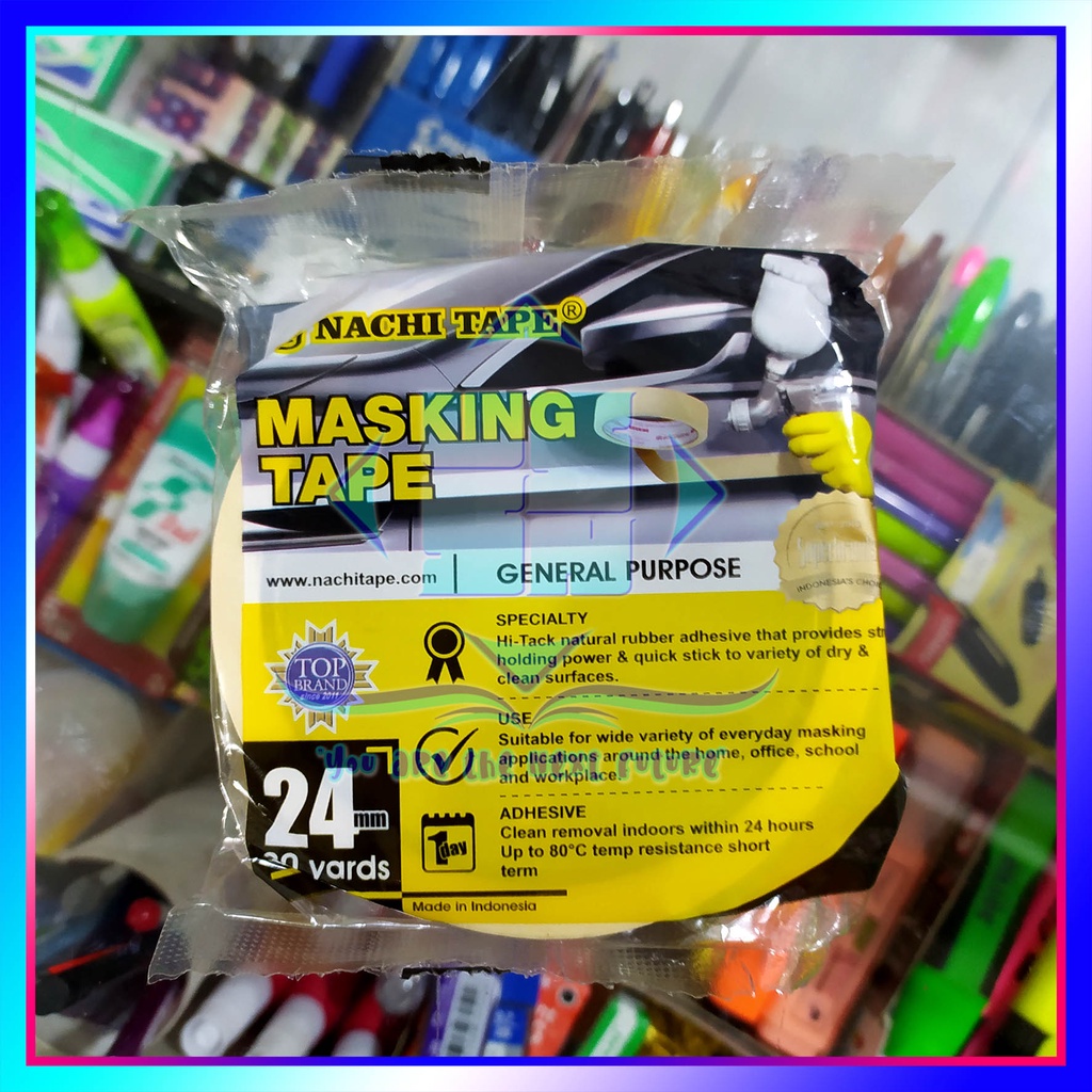 Jual Masking Tape Nachi 1 inch 24mm Shopee Indonesia