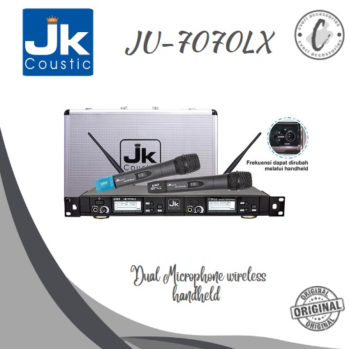 Jual Jk Coustic Ju Lx Microphone Wireless Handheld Original