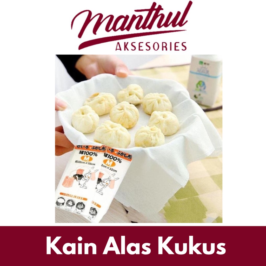 Jual Kain Alas Kukus Tatakan Kukusan Makanan Roti Mantao Bakpao Katun ...
