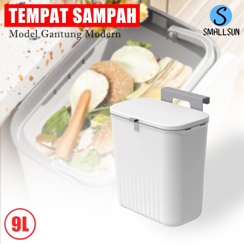 Jual Tong Sampah Dapur Tutup Gantung Dan Tempel Trash Bin Kitchen Dengan 3 Varian Warna Shopee 6715