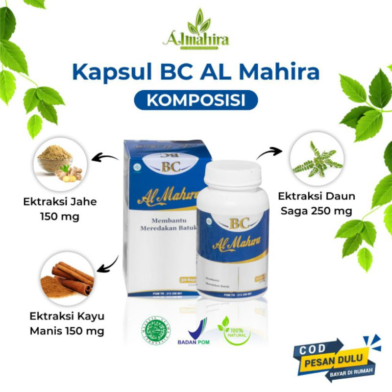 Jual OBAT HERBAL SESAK NAFAS-OBAT ASMA-KAPSUL BC AL MAHIRA ASLI ...