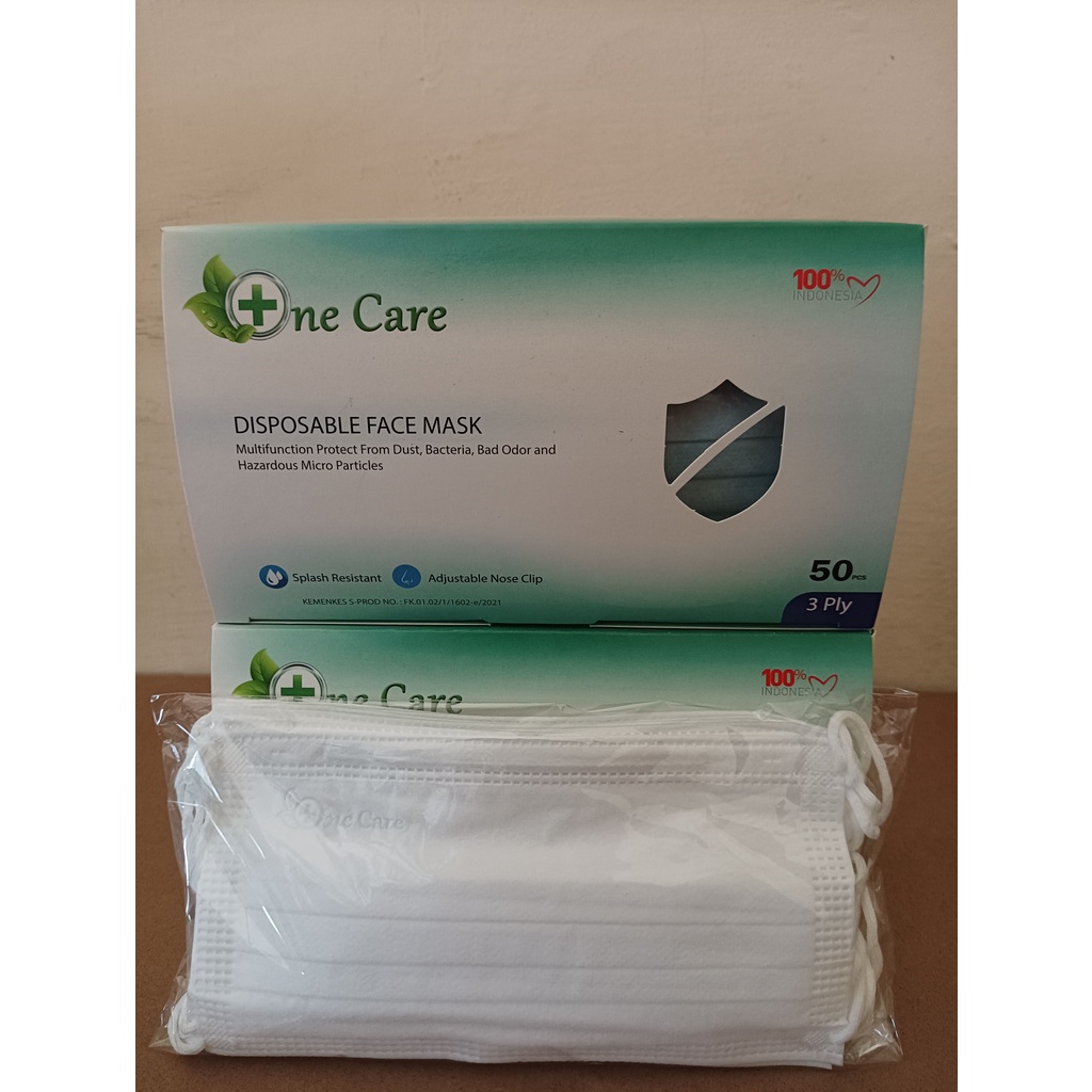 Jual Masker OneCare 3 ply Masker Kuping | Shopee Indonesia