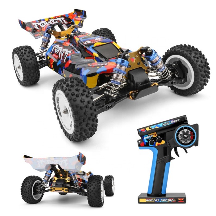 Voiture RC WLToys 184016 4x2 Brushless - Vitesse Max 75 Km/h, échelle 1/18, Prête à Rouler