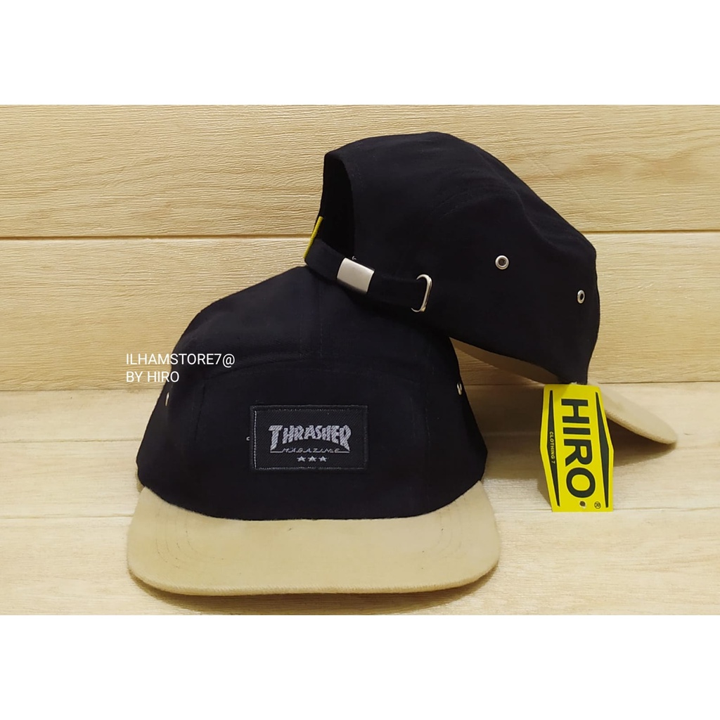 Jual [COD]Topi Snapback Bordir Trasher Kombinasi Lima Panel/Topi Distro ...