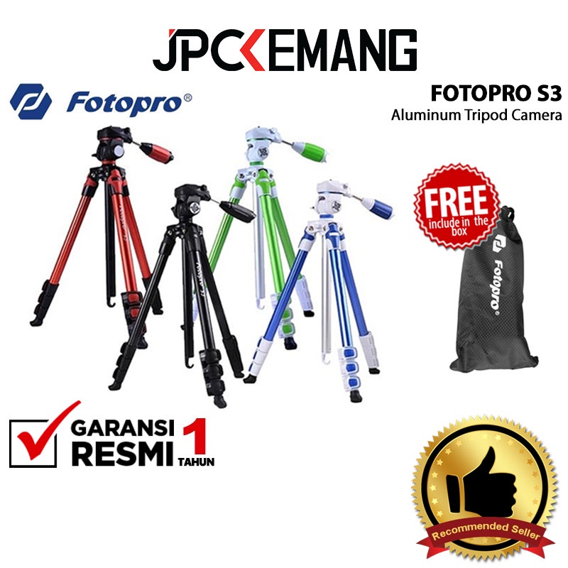 Jual Tripod Kamera Fotopro S3 Photo Tripod Kamera Garansi Resmi
