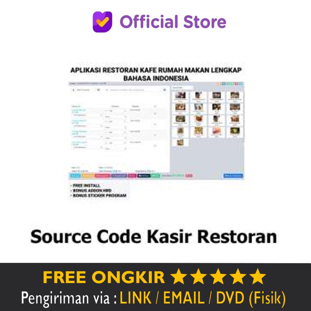 Jual Source Code Aplikasi Kasir Restoran Kafe Cafe Rumah Makan ...